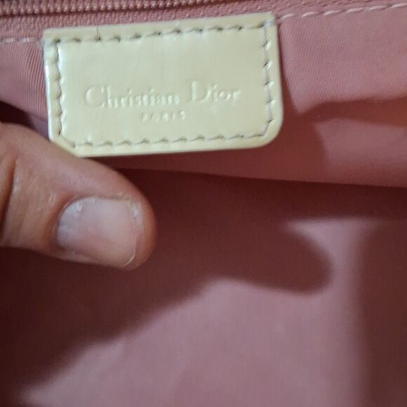 Christian Dior Trotter Y2K John Galliano Girlie White & Pink Small Satchel - Picture 12 of 14